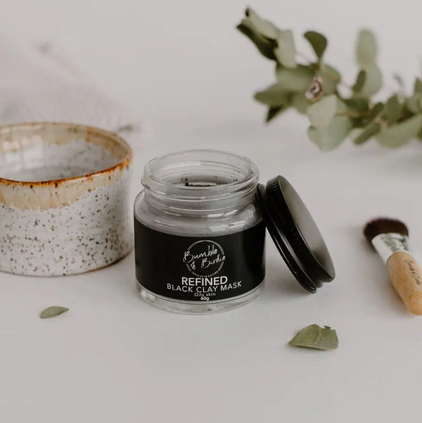 Face Mask - Refined Black Clay Bumble and Birdie