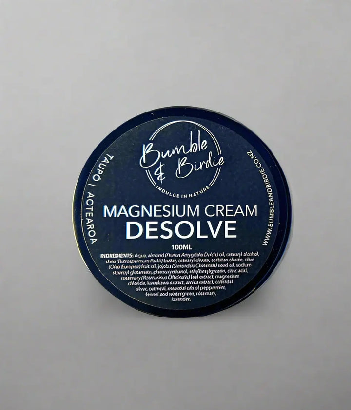 Muscle Magnesium Cream - Desolve Bumble & Birdie NZ