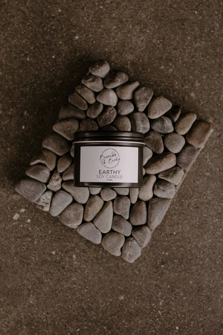 Gift Set - Stone Mat & Tin Candle - Bumble & Birdie NZ 