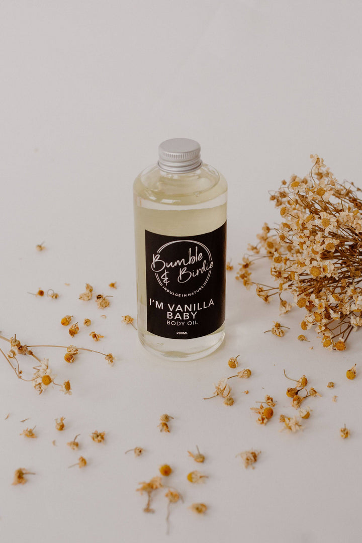 Body Oil - Im Vanilla Baby - Bumble & Birdie NZ 