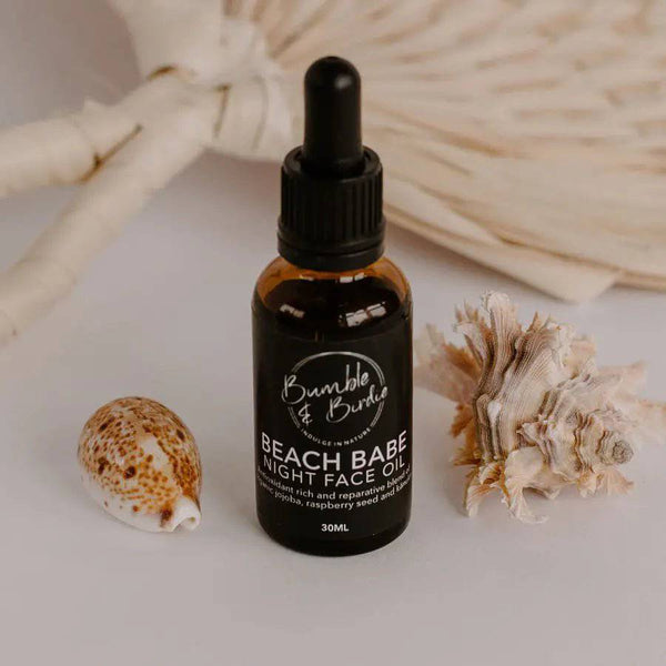 Night Face Oil - Beach Babe - Bumble & Birdie NZ 